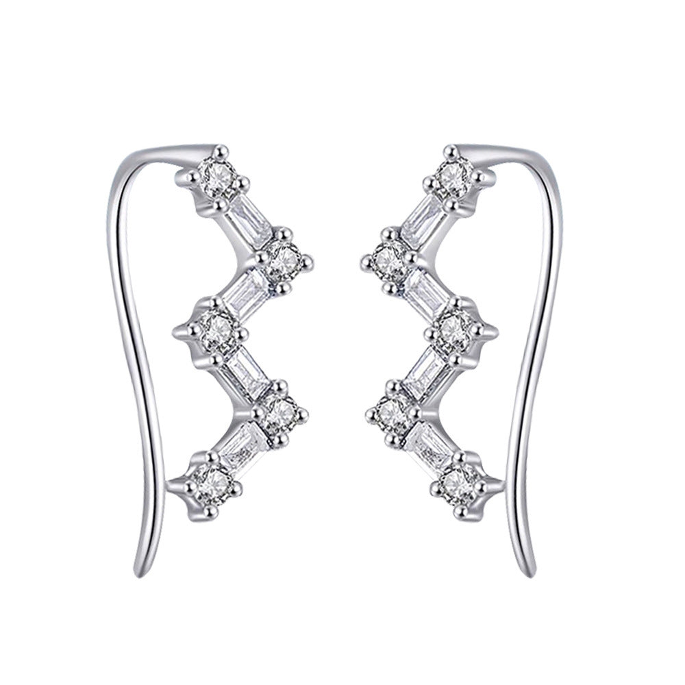 Simple Diamond Fashion Earrings