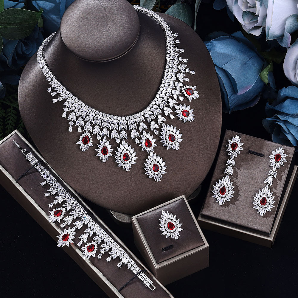 Vintage Bridal Necklace & Earring Set