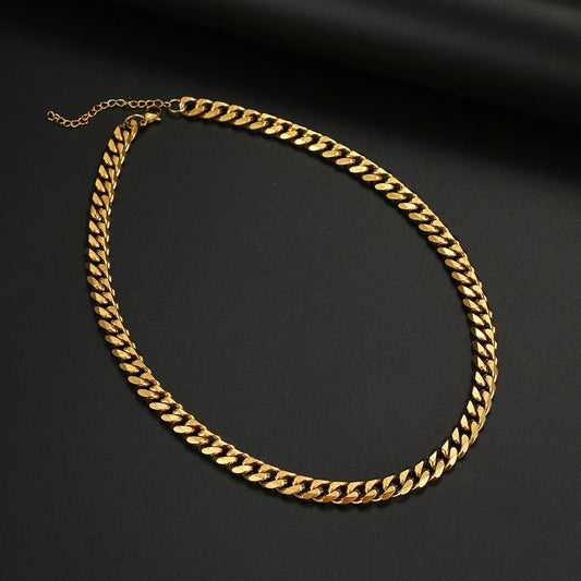 Six-Sided Grinding Cuban Chain – Hip-Hop All-Match Necklace