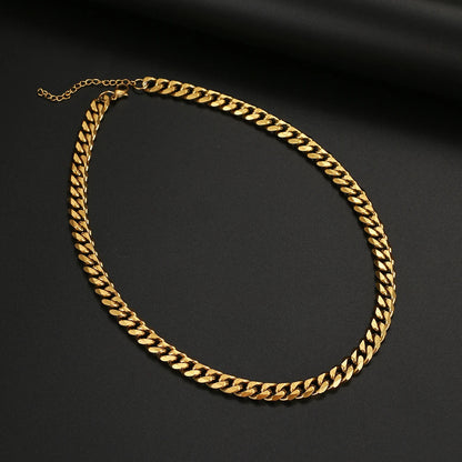 Six-Sided Grinding Cuban Chain – Hip-Hop All-Match Necklace