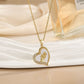 Women’s European & American Fashion Love Fritillary Pendant Necklace – Clavicle Chain Jewelry
