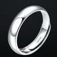 Men’s Sterling Silver Ring – Glossy Minimalist Band