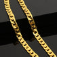 Hot-Selling Men’s NK Necklace – Wide Flat Chain Fashion Jewelry