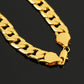 Hot-Selling Men’s NK Necklace – Wide Flat Chain Fashion Jewelry