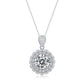 Women’s S925 Sterling Silver Dreamlike Moissanite Pendant Necklace – Elegant Jewelry