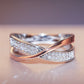Two-Tone Copper Elegance Ring