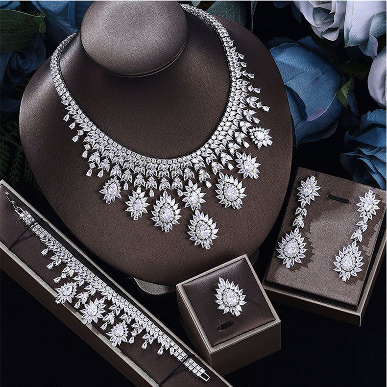 Vintage Bridal Necklace & Earring Set