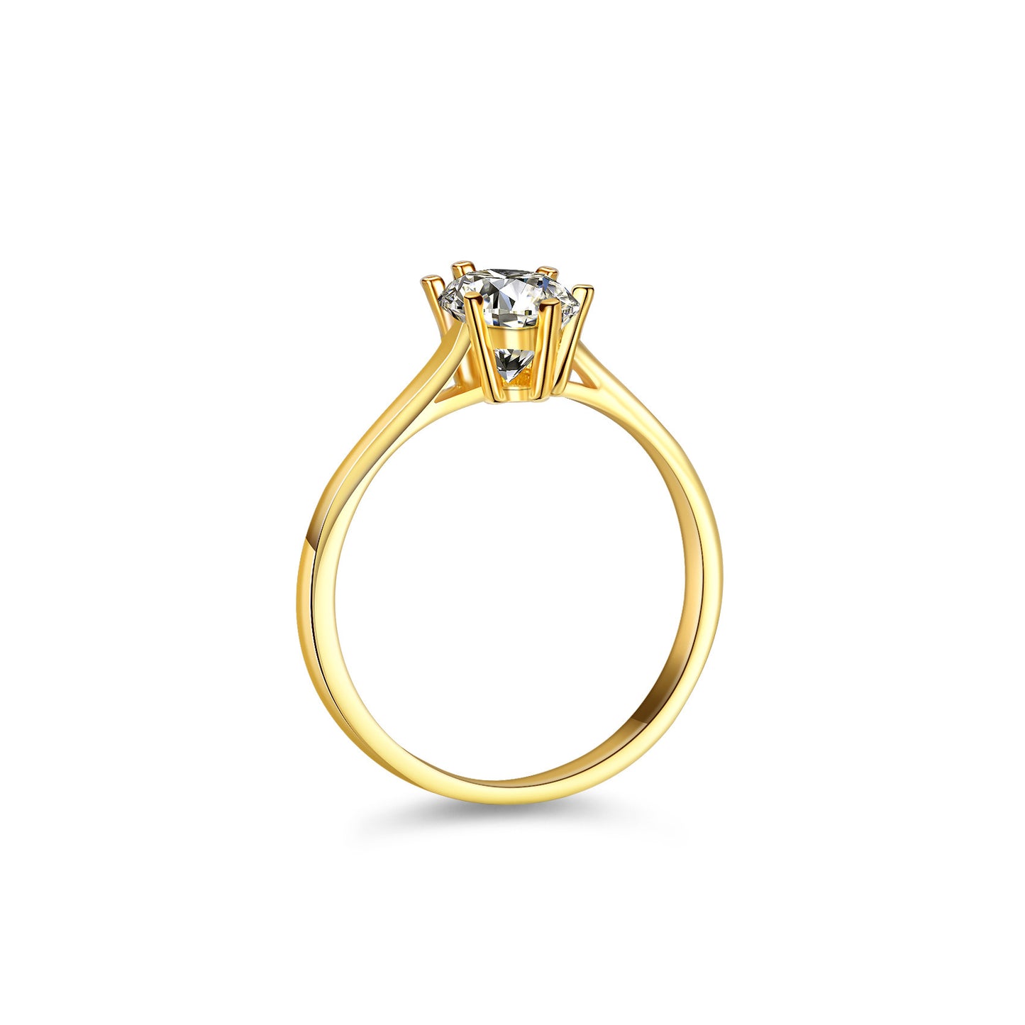 Women’s Moissanite Cross Ring – 925 Silver Diamond-Style Engagement Jewelry