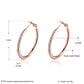 Women’s Zircon Hoop Earrings – Japanese & Korean Fashion Large Ring Style