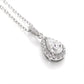 Women’s Fashion Water Drop Moissanite Necklace – 1 Carat Elegant Pendant Jewelry