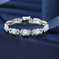 Opal & Zircon Fashion Bracelet